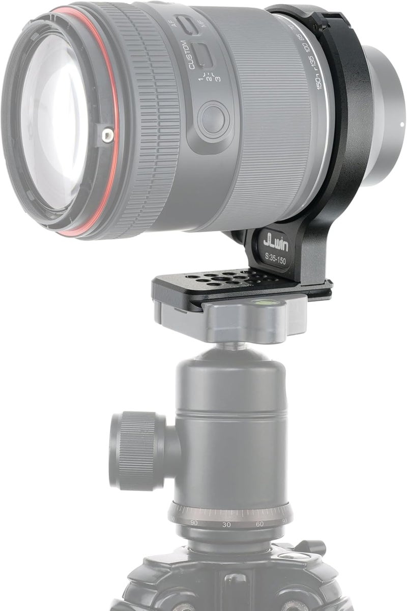 FOEASY Foto4easy Lens Collar Tripod Mount Ring for Samyang 35-150mm F2-2.8 Lens,Bottom with Quick Release Plate for Arca-Type Clamp - Image 4